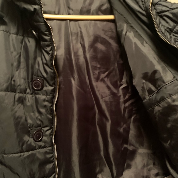 Swell Black Winter Jacket with Fur trim - Picture 4 of 8